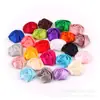 Flores de Capullos de Rosa Tridimensionales de 5 cm Transfronterizos Capullos de Flor de Rosa de Cinta de 2.5 cm Accesorios para Ramo DIY Flores