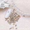 Cor Champanhe Mini Sapatilhas Pequenas Fundo Especial Formato Diamante Novo Diamante Nail Art Diamante Popular Super Brilhante Pedraria Decoração de Unhas