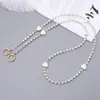 Joyería Zhuzui Nueva Cadena Cruzada de Perlas ABS Hecha a Mano con Cuentas Cadena para Teléfono Móvil Correa para Teléfono Móvil Cadena de Bolso de Hombro