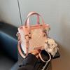 Bolsas Pequenas Color Block Modernas Transfronteiriças para Mulheres, Nova Moda 2026 Bolsa Transversal Versátil, Bolsa Saco Super Popular