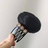 Artefacto para Aumentar la Altura Superior Almohadilla Invisible para el Cabello Flequillo Perezoso Pinza para el Cabello Fijo Almohadilla Esponjosa Almohadilla para el Cabello Peine para Cabello Roto para Mujeres
