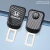 Nuevo Extensor de Hebilla de Cinturón de Seguridad de Fibra de Carbono Clip de Extensión