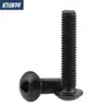 Tornillos de Cabeza Redonda con Hexágono Interior Grado 12.9 Cabeza de Champiñón M2M16 Negro Acero Inoxidable 304 Cabeza Redonda con Hexágono Interior