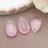 Colgante de Vidrio Mediano con Agujeros para Horquillas Hechas a Mano DIY, Accesorios para el Cabello de Estilo Antiguo y Componentes de Joyería