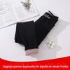 Leggings de Veludo Nuvem Espessas de Inverno para Roupa Exterior Feminina Novas Calças de Algodão Canelado Bordado de Cintura Alta Calças Quentes Espessas Forradas com Lã