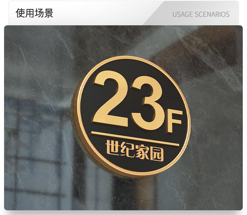 酒店商场楼层索引贴