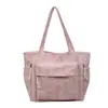 Bolso tote con lazo estilo bosque, lindo, dulce, moderno, de alto valor estético, gran capacidad, elegante, con múltiples compartimentos