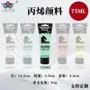 Set de Pintura Acrílica Personalizado de 75 ml, Impermeable y que no se decolora, Adecuado para Pintura DIY en Estudio, Se puede imprimir con logotipo