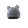 Chapéu de Bebê Infantil Estilo Comércio Exterior 2024 Chapéu para Recém-Nascido Camada Única Cor Sólida Primavera Outono Chapéu com Orelhas do Mickey Fofo