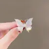 Broche Mariposa Blanca retro mariposa anti-fritillary perla de agua dulce natural lujo ligero elegante alta calidad simple todo-partido