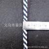 Fabricantes de Yiwu al por mayor cuerda de algodón de múltiples hilos de dos colores cuerda de algodón de color para bricolaje con cuerda de algodón de color de 8 mm 85 yardas/rollo