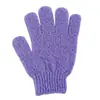 Guantes de Baño de Cinco Dedos, Guantes de Baño Exfoliantes, Guantes de Fregado Fuerte para Eliminar la Suciedad y Fregar la Espalda