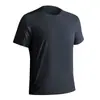 2609 Camiseta Esportiva Leve Sem Costura Manga Curta Masculina Secagem Rápida Seda de Gelo Verão Fina Meia-Manga Top Caimento Solto