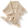 Bufanda Triangular de Cachemira para Mujer Cachemira Pura Versátil Casual Simple Color Sólido Protector de Cuello Cálido Protección contra el Frío Bufanda Tejida