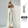 Pantalones acampanados de cintura alta para mujer, nuevo estilo otoño 2026, diseño de bolsillo, pantalones de yoga acampanados, pantalones deportivos casuales adelgazantes