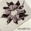 Goma para el pelo con lazo estilo coreano para mujer, de alta gama, elegante, moderna, Cuerda para moño de moda, Goma elástica para el pelo, Flor para el pelo, Goma para el pelo
