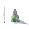 Estilo Chinês Antigo Criativo Significado Zen Tanque de Peixes Miniatura Falso Li Bai Paisagismo DIY Acessórios Decorativos Pequenos Ornamentos