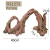 Madera marchita, corteza de árbol, tronco de árbol, cueva de lagarto serpiente, decoración de acuario pecera, decoración para mascotas reptiles, tocón de árbol simulado, madera a la deriva