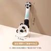 Colher de cabo longo de série de desenhos animados, colher com design fofo criativo, colher de cerâmica para uso doméstico, colher de sopa de formato irregular, colher de arroz, colher de sobremesa
