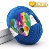 4 Ovillos de Hilo Acrílico para Bebé para Tejer a Mano, Hilo Mediano-Fino para Crochetar Zapatillas, Kit de Materiales de Hilo Acrílico para Crochet de Muñecas