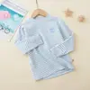 Camiseta interior suave de forro polar para niños para otoño e invierno, ropa interior térmica para niños, prenda interior cálida para estudiantes niñas, top de cuello semi-alto para niños mayores