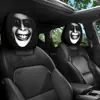 Funda de Almohada Negra Divertida para Coche Dropshipping Transfronterizo Funda Elástica Estampada para Reposacabezas Funda de Almohada Divertida e Interesante para Coche Venta al por Mayor
