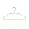 Perchas Gruesas Especiales para Niños con Recubrimiento de Plástico Nube, Antideslizantes, No Marcan, con Hombro Antideslizante, Doble Uso para Ropa Seca y Húmeda, Adecuadas para Bebés y Niños Pequeños