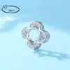 Colgante de Cobre Feliz Planeta Pequeño Chapado en Platino Colgante Vacío DIY Incrustado con Diamante Huizi Redondo de Fondo Puntiagudo Jade 925 Colgante