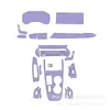 Adecuado para 21-24 Nissan Qijun consola central palanca de cambios interior pegatinas de coche película TPU accesorios de modificación película protectora de pintura