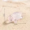 Paisaje en miniatura, tortuga brillante y con lentejuelas creativas que brillan en la oscuridad, decoración DIY, accesorio de bolsa sorpresa, adorno pequeño