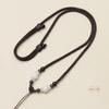 Cuerda colgante de jadeíta, collar de ágata, cuerda colgante de jade hetiano, cordón de joyería, cuerda ajustable para colgante de jade para hombres y mujeres