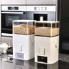 Nova Caixa Multifuncional para Armazenamento de Farinha 2026, Recipiente Selado para Arroz, à Prova de Insetos, à Prova de Umidade, Quantitativo, Conveniente para Uso Doméstico, Grau Alimentício