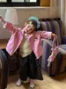 Casaco Jaqueta para Meninas 2026 Novo Outono Menina Estiloso Corta-vento Roupas de Menina Roupa Exterior Roupas Infantis