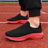 Zapatos casuales deportivos de talla grande 48 ultraligeros sin cordones con puntera ancha para hombre, transpirables para caminar y fitness, zapatos deportivos casuales de moda para hombre tipo barefoot