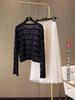 Ropa Zhengqite / Suéter de Punto Hueco Corto de Tencel + Seda de Morera, Blusa Top de Ganchillo Fina para Otoño Temprano