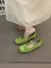 Zapatos Planos Florales Estilo Coreano para Mujer, Colección Primavera/Verano 2026, Adecuados para Combinar con Vestidos, Estilo de Noche, Zapatos Planos Casuales