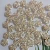 Acrílico transparente bronzeamento borboleta Rose Bow ventilador DIY pendurado buraco frisado caso de telefone material decorativo