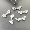 Colgante de Mariposa Hueca Conservante del Color de Aleación para DIY Estilo Antiguo Hanfu Pasador de Pelo Materiales para Accesorios de Cabello con Diseño Hueco