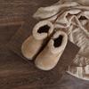 Botas de Nieve Auténticas de Cuero para Niñas Estilo 2025 Invierno Forradas de Felpa Estilo Coreano Botas de Algodón Retro Zapatos para Bebés y Niños Pequeños de 1-2--3 Años