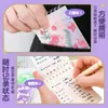Cuaderno Mini de Bolsillo con Espiral Suave Tamaño Pequeño Dibujos Animados Línea Horizontal Estudiantes Llevan Cuaderno A7