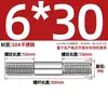 Haste de parafuso de cabeça dupla em aço inoxidável 304 GB901 parafuso de cabeça dupla com haste de pino de conexão de rosca M3M6M10-M24