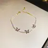 Pulsera Minimalista Cuadrada Geométrica de Flor de Zircón, Lujo Ligero, Sensación de Alta Gama, Joyería de Moda de Diseñador de Nicho para Mujeres