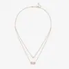 FR Colar Mini Fivela de Ferradura Fredden Novo Francês Gradiente Nicho Pulseira de Alto Padrão Elegante Luxo Leve ED