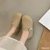 Sapatos Birkenstock Slip-On de Solado Plano com Cobertura Total para Mulheres, Novos Mocassins de Uso Duplo Primavera/Verão 2026, Sapatos Mary Jane de Couro