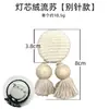 Novo estilo coreano pin flor moda simples tecido laço cortina fivela decorativa roupa decoração acessório