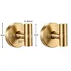 Ganchos de ventosa de aço inoxidável transfronteiriços, fortes e sem marcas, adequados para pendurar roupas e chapéus, ganchos de metal e suporte para etiquetagem personalizada