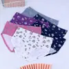Atacado de Fábrica Transfronteiriço Seda de Leite Flores Brancas Flores de Ameixa Tamanho Grande Calcinhas Triângulo Confortáveis Soltas Cintura Alta Roupa Íntima Feminina