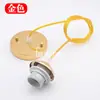 Estrutura de Ferro com Gancho para Lustre de Mesa com Furo para Abajur de Cristal de Camada Única Dupla Estrutura Externa Acessórios de Material de Cristal DIY