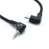 Cable de Datos Trenzado Negro con Conector en L Mini 8P a DC2.5 TRRS Personalizable