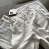 Vibe Elegante Turbina Seu Estilo! Calça de Linho Branca de Cintura Alta com Pernas Largas e Caimento Relaxado para Mulheres, Verão 2026
